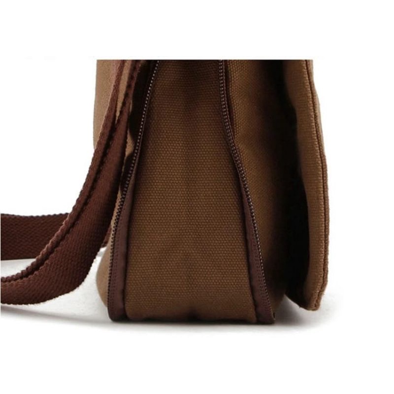 Kasual Tas Tas Kanvas Fashion Baru 2021 Tas Selempang Zipper Ipad Ponsel Tas Tas Messenger Tas Tote