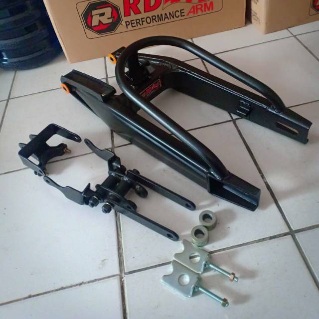 swing arm model wajik stabilizer motor tiger mono shock