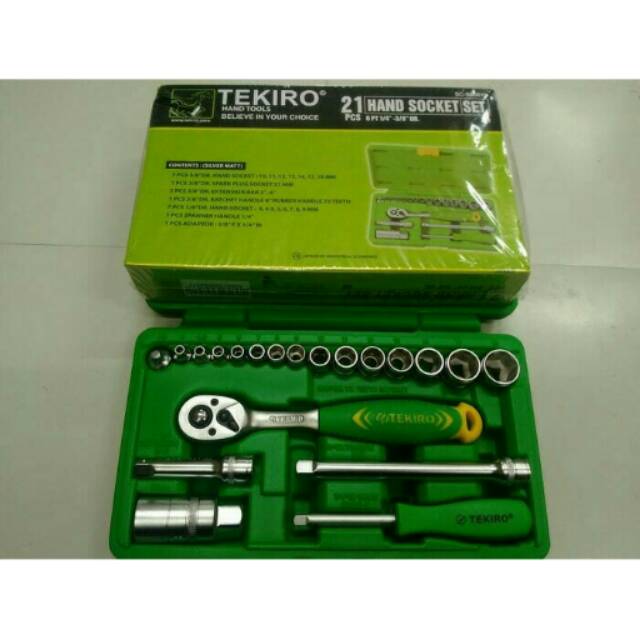 Kunci sock set tekiro 21pcs / sok set tekiro 21 pcs