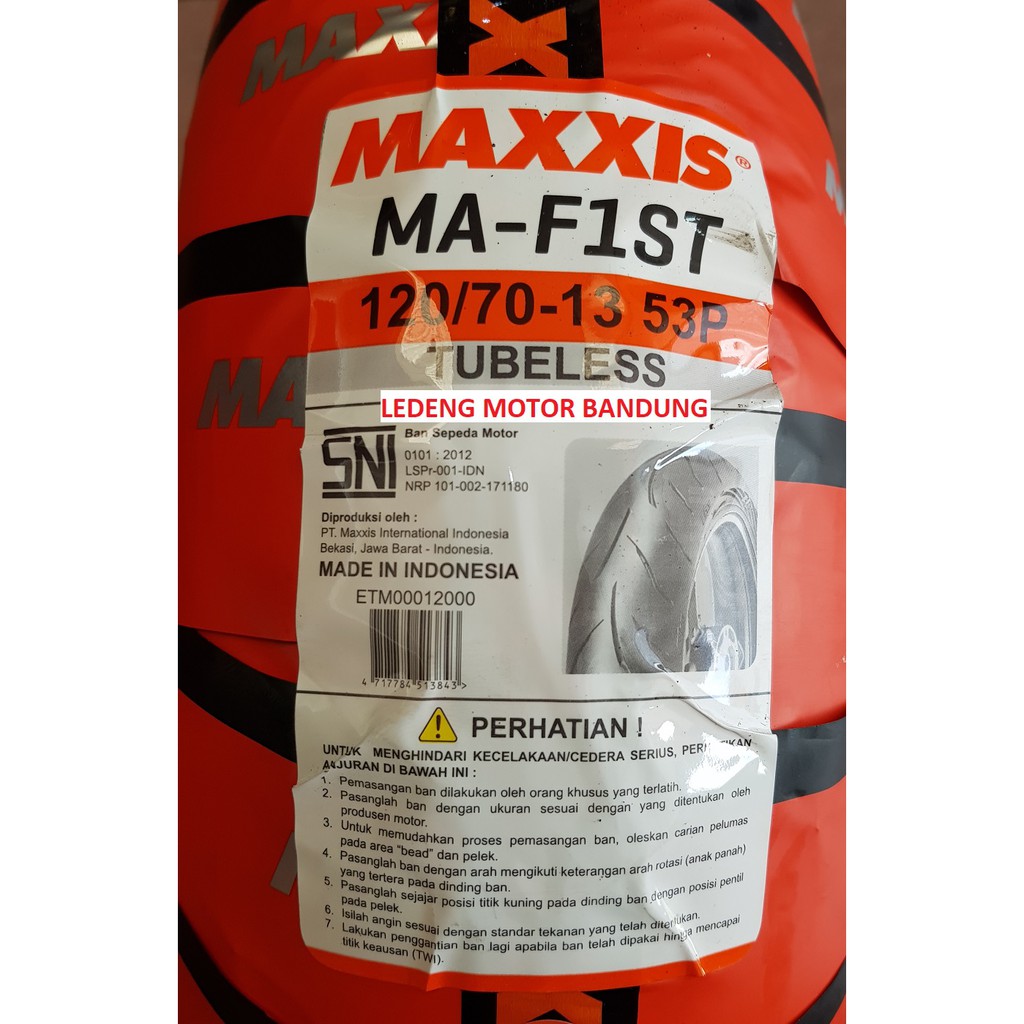 Maxxis 120/70-13 Victra S98 ST Front Ban Tubeless Yamaha Nmax Depan