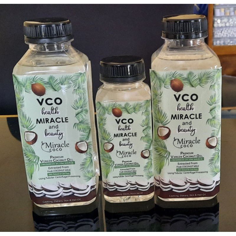MINYAK KELAPA MURNI VCO ORGANIC 500ML
