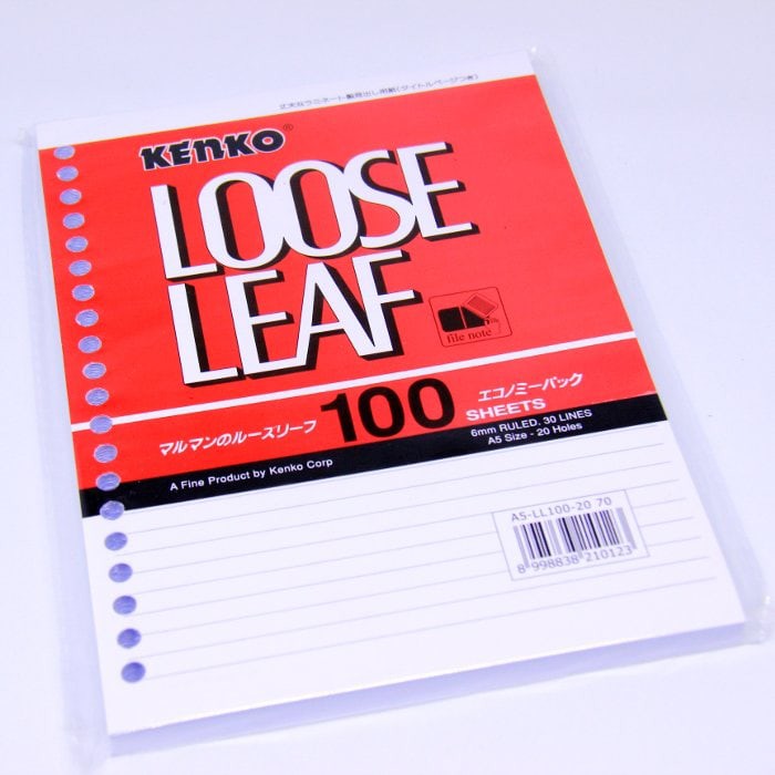 

Refill Loose Leaf Kenko A5 isi 100