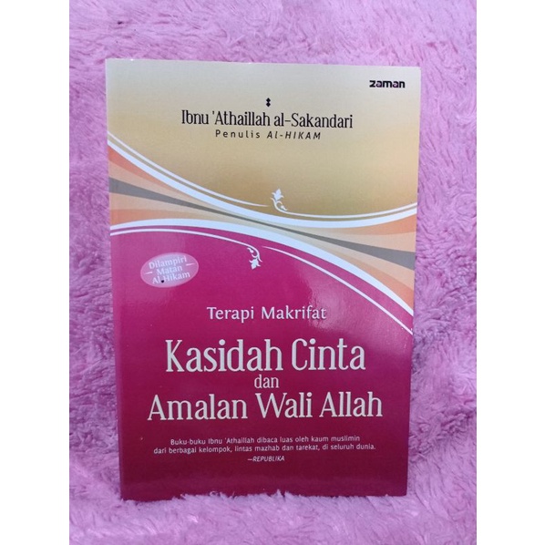 Terapi Makrifat ~ Kasidah Cinta dan Amalan Wali Allah