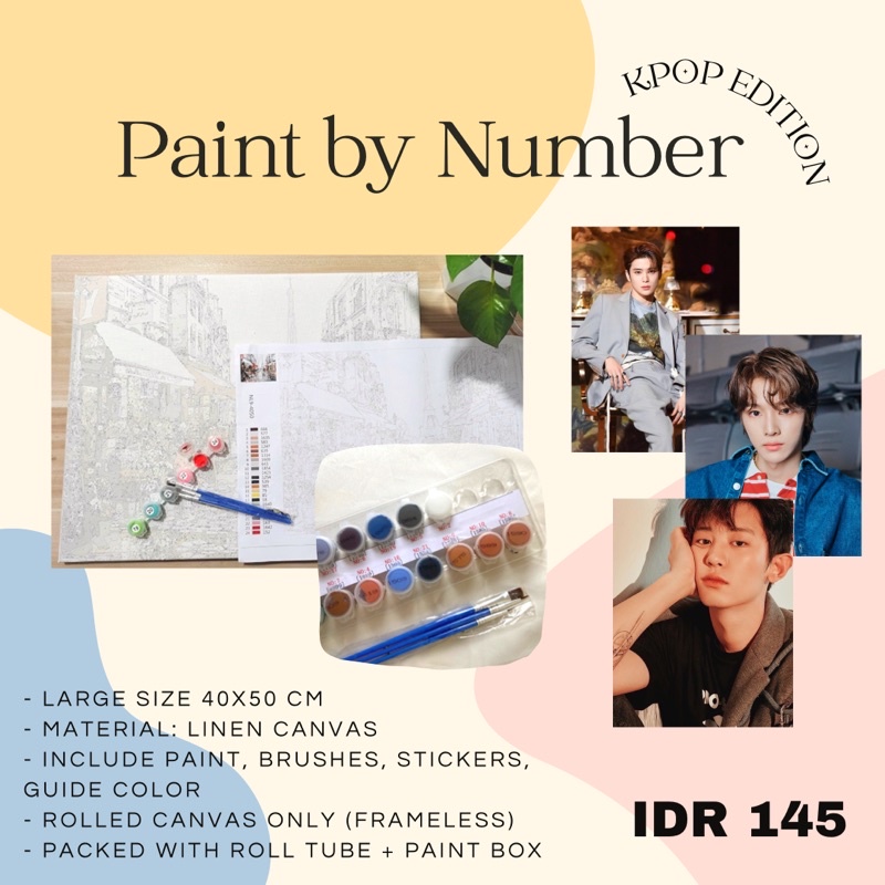 

PAINT BY NUMBER KPOP EDITION by Yeolmae - Kanvas Bernomor Lukis (BACA DESKRIPSI)