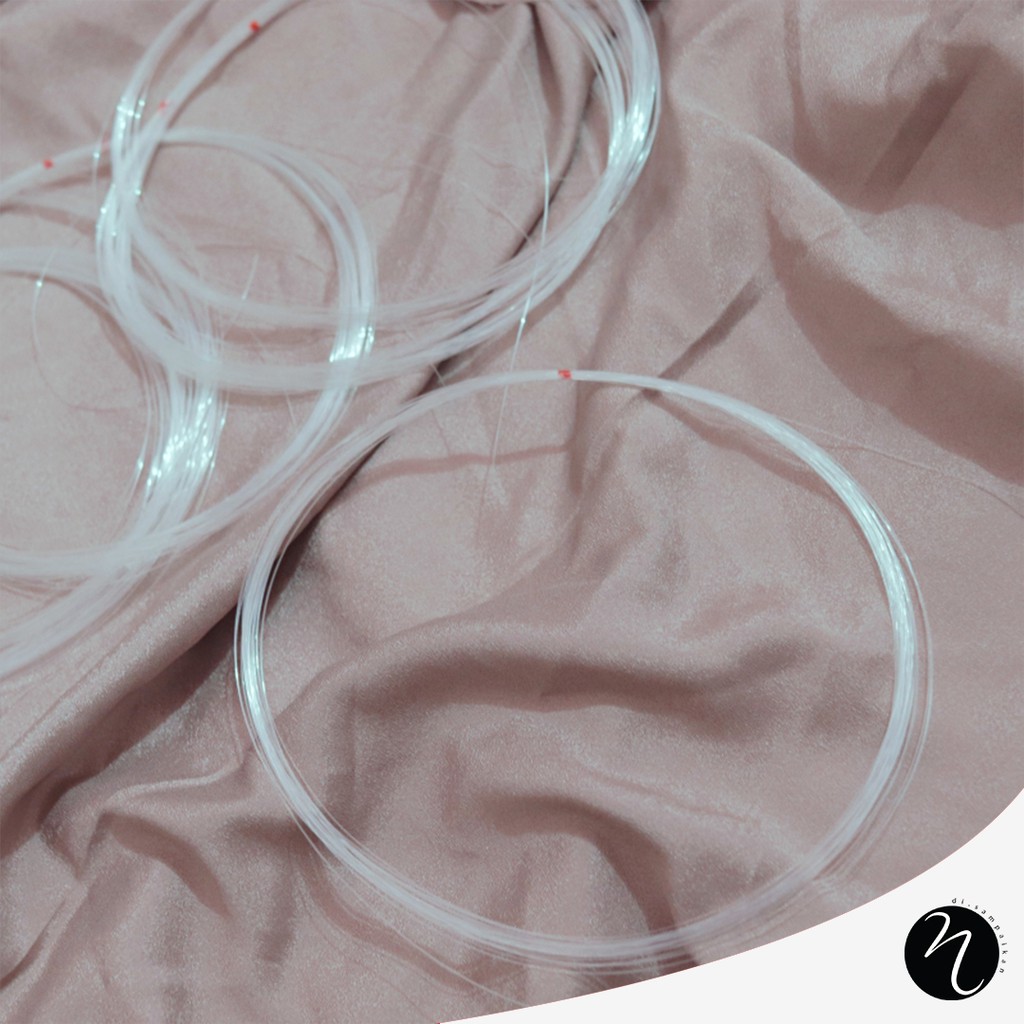 Benang / Tali Senar NON ELASTIS untuk DIY gelang/kalung/tasbih