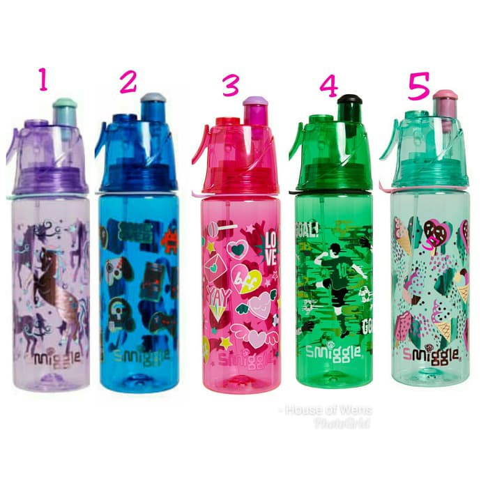 Jual SMIGGLE WHAM SPRITZ BOTTLE   BOTOL MINUM SMIGGLE
