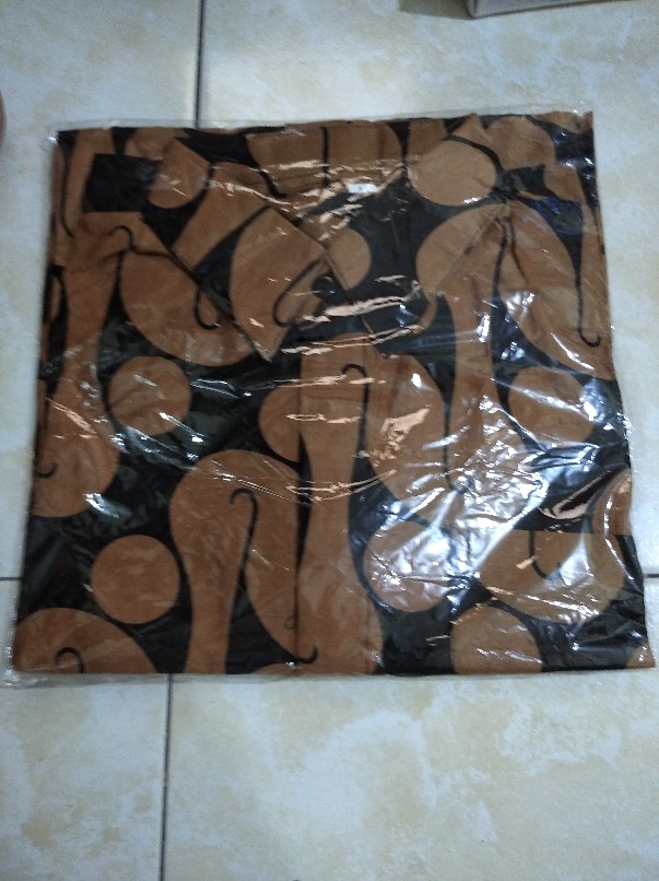 Bswart Batik Hrb026 Kenongo Hem Pendek Padi Pekalongan M L Xl Batik Pria Murah Modern Grosir