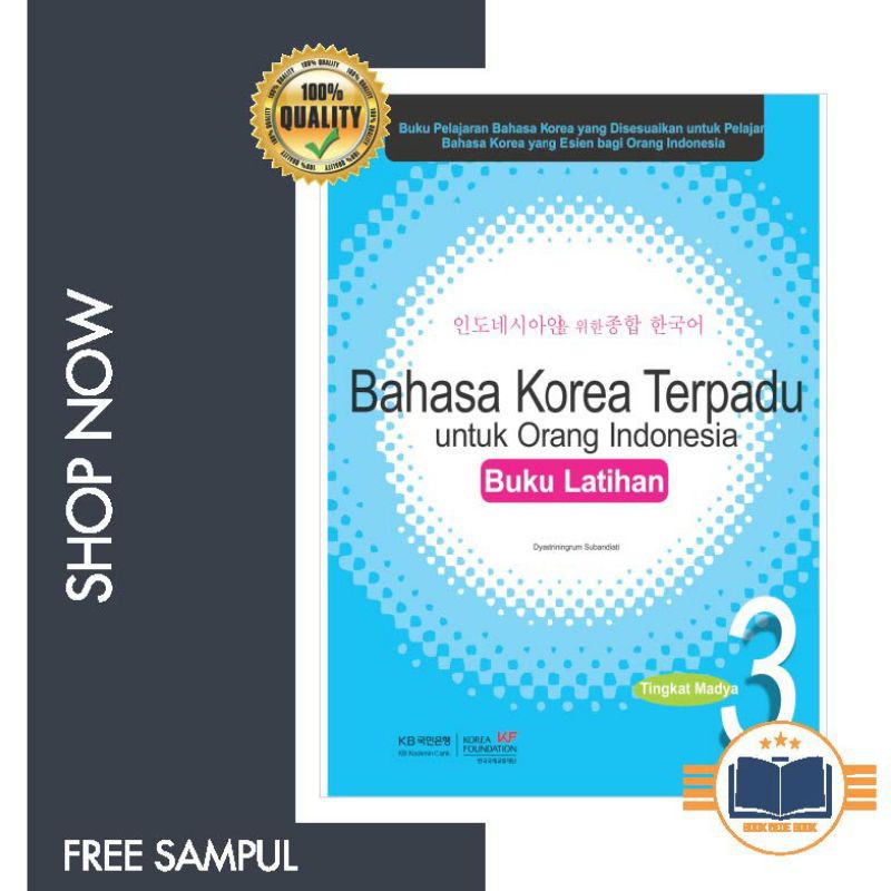 Jual Buku Latihan Bahasa Korea Terpadu untuk Orang Indonesia Buku 3