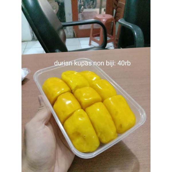 

durian kupas tanpa biji / duren kupas tanpa biji