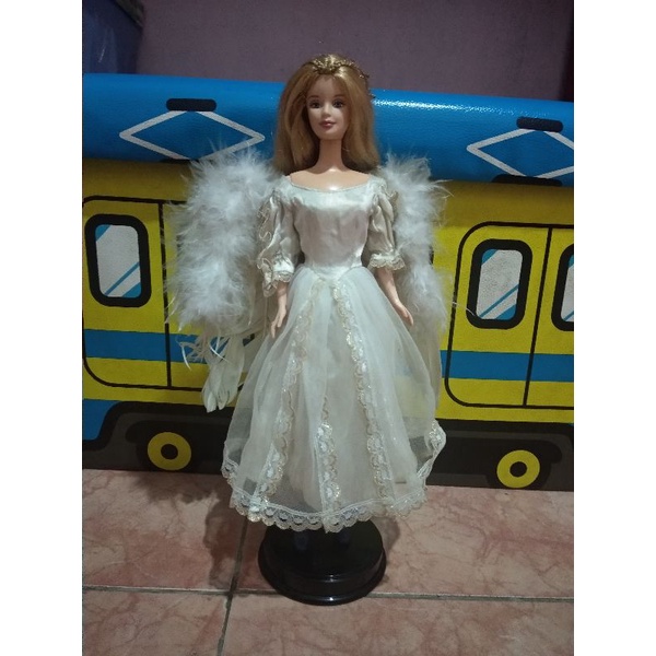 preloved barbie mattel angel of peace