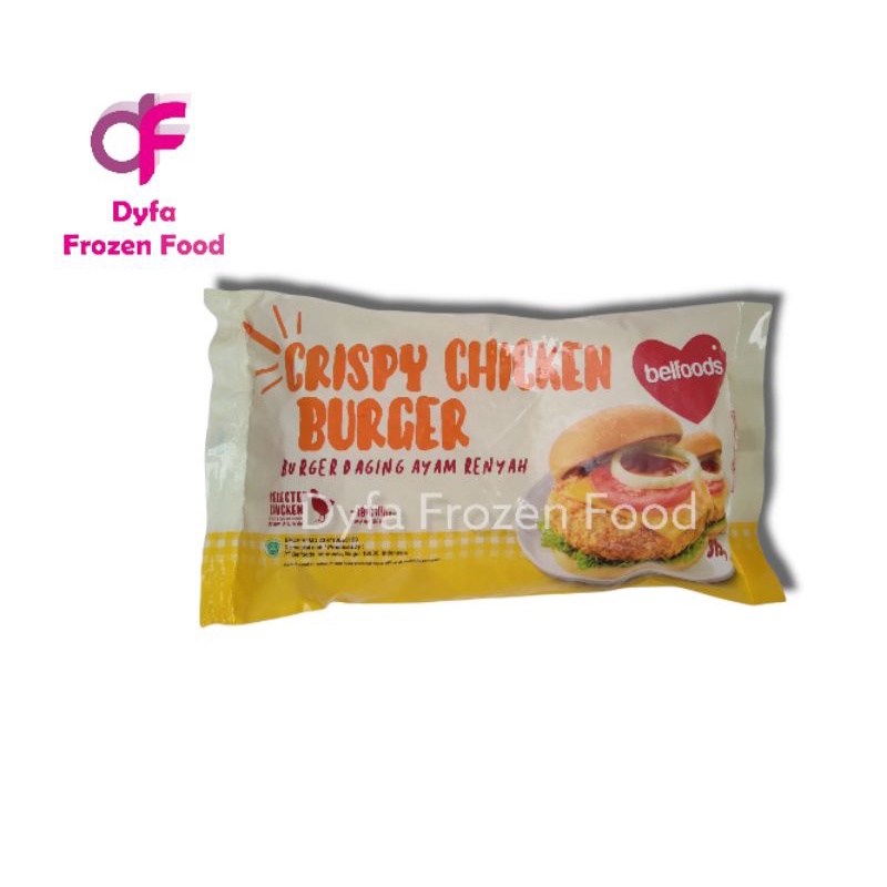 

Belfoods Nugget Chicken Burger 315gr isi 6pcs