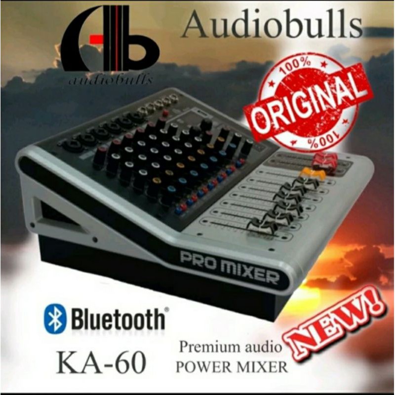 Power Mixer Audio AB audiobulls KA60 Premium Quality Original