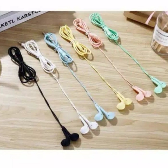 Handsfree Stereo Macaron U19 Headset Super Bas Earphone U19