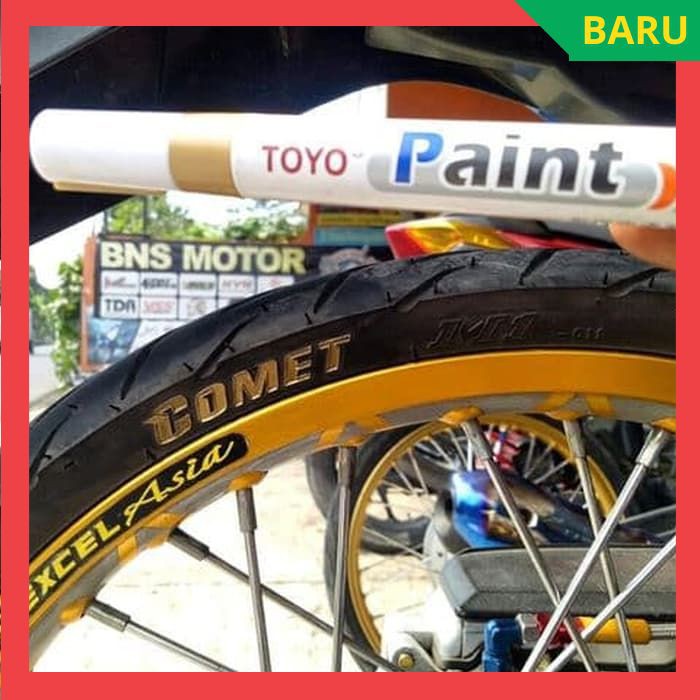 

Spidol Ban TOYO GOLD - Paint Marker Toyo Kualitas Terbaik - Warna Emas