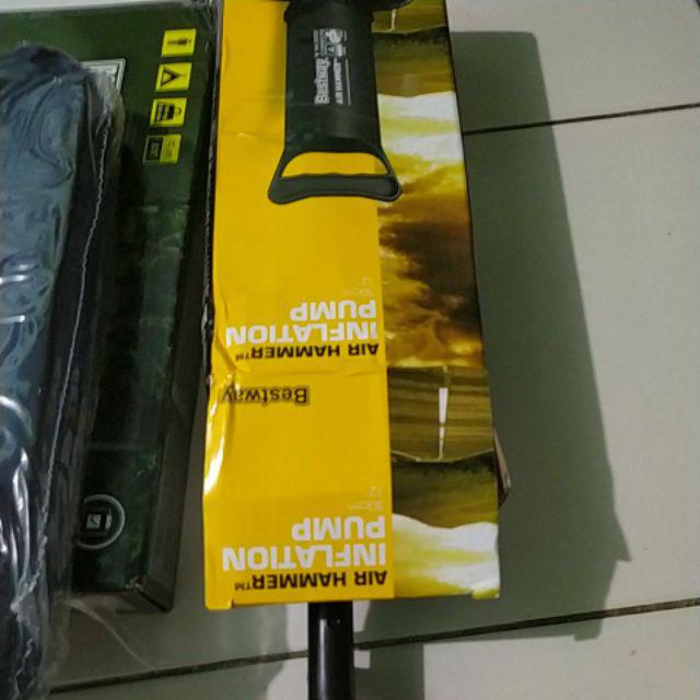 Kasur Angin Single Bestway Promo Murah + Pompa Tangan + 1 Lembar Lem