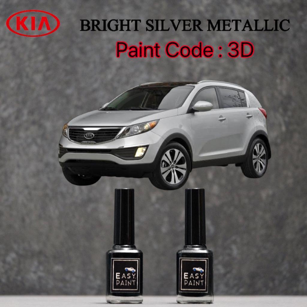 Cat Oles Bright Silver Metalic 3D A3D KIA Sportage Abu Muda Metalik 15ml