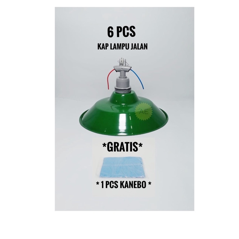 Kap Lampu Gantung Diameter 30 cm / Fiting + Kap Lampu Jalan Bulat Murah / Kap Lampu Jalan Tudung WD 