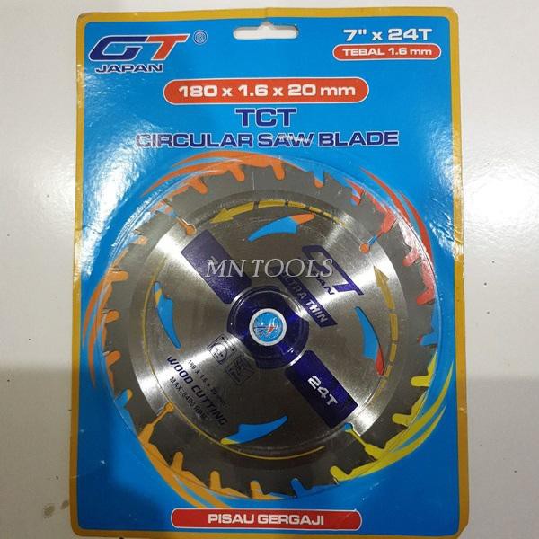 GT JAPAN Circular Saw Blade 7 x 24T ULTRA THIN Mata Pisau Potong Kayu