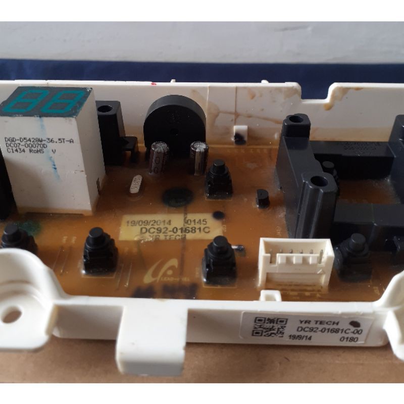 Modul pcb mesin cuci samsung Wa70h4000 wa80h4000 code part DC92 01681A ,B,C,D original