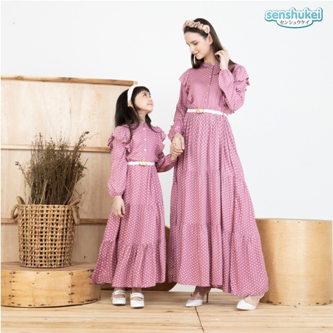 [Brandedbaby] GAMIS PEREMPUAN DEWASA POLKADOT / GAMIS IBU POLKADOT IMPORT