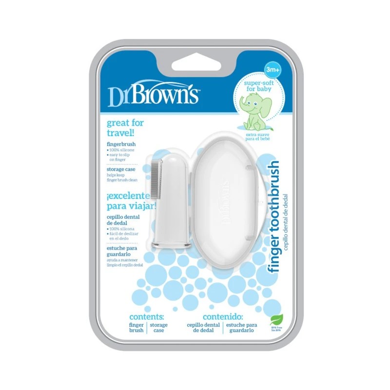 Dr Brown`s Silicone Finger Toothbrush