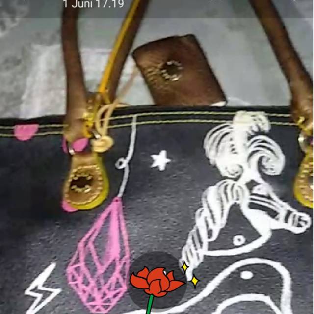 Tas Preloved " Brera Art Fever" Cantik Murceee