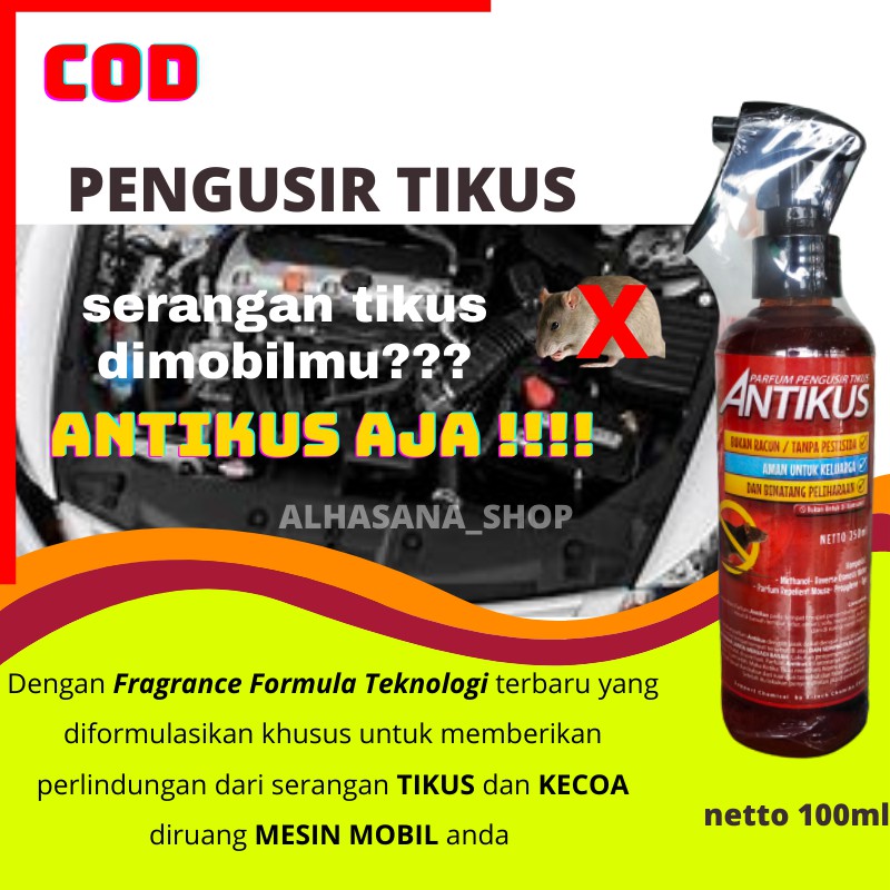 [BISA COD] PEMBASMI TIKUS/PEMBASMI TIKUS TANPA RACUN/PEMBASMI TIKUS ALAMI ANTI KARAT 100ML