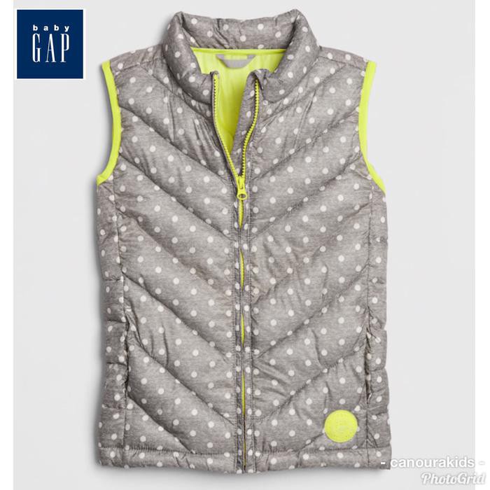 Gap Kids Girl ColdControl Puffer Vest gray S-XL