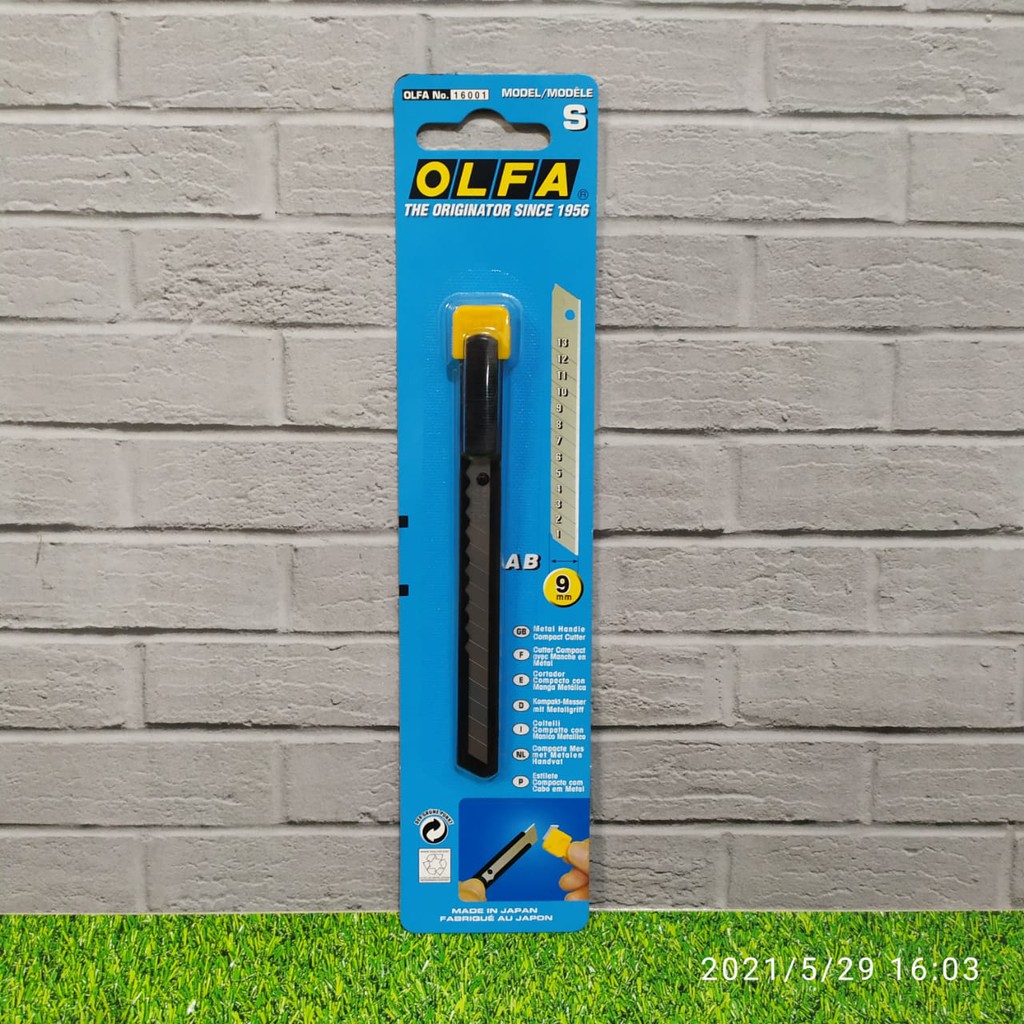OLFA S Pisau Cutter 9 mm Snap Off Blade 9mm Asli Japan