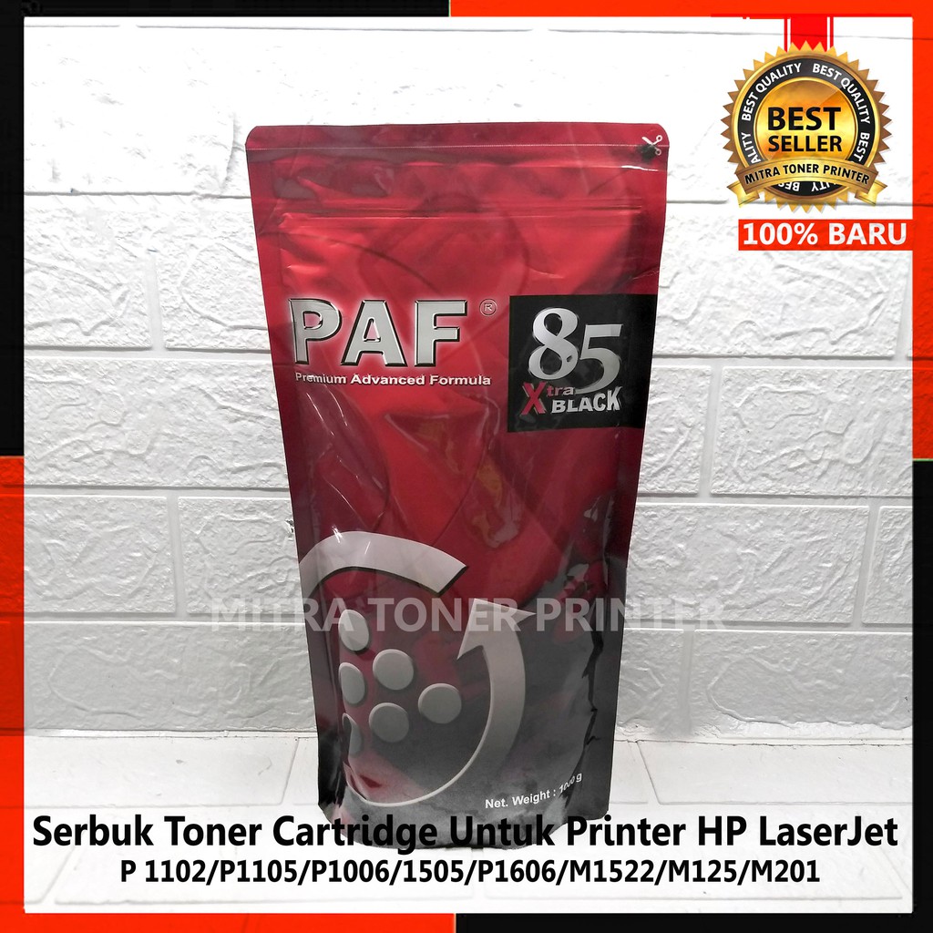 Serbuk Toner Untuk Printer HP P1102/P1006/P1606/M1522/M125/M201-PAF(Premium Advenced Formula) 1000gr