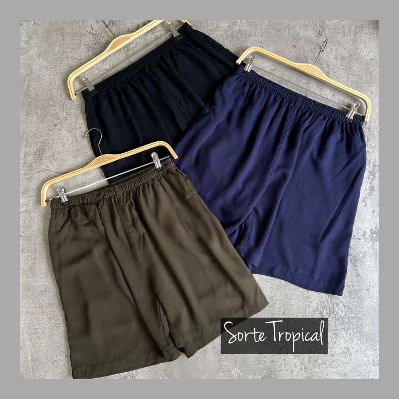 Celana Pendek Santai / Celana pantai / Relax pants Army