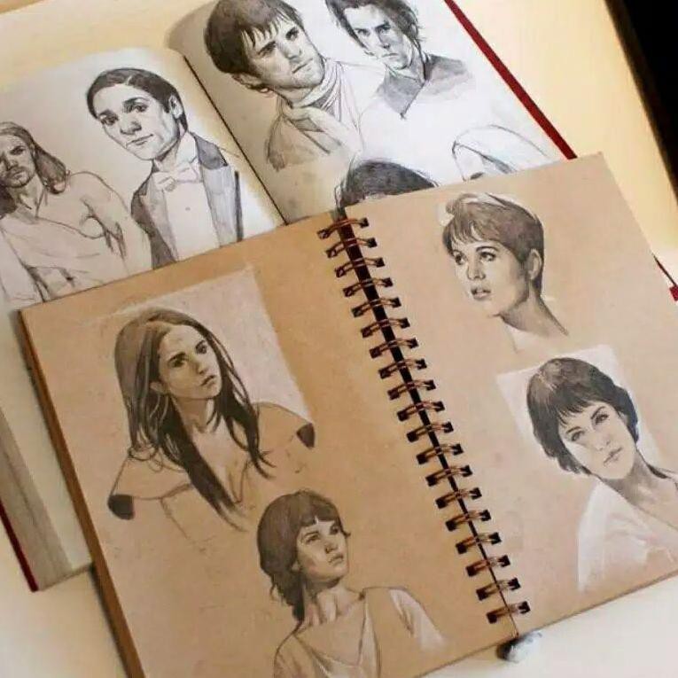 

GROSIR Jurnal book A5 brown or white paper. Buku jurnal untuk sketch scrapbook decor aesthetic