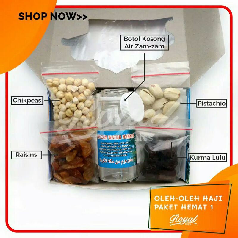 

Paket Oleh oleh Haji & Umroh 1 ( minimal pembelian 5pcs )