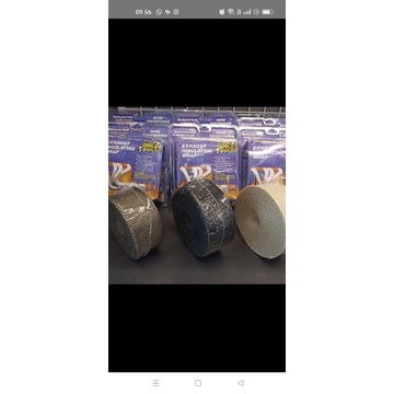 EXHAUST WRAP PEREDAM KNALPOT MOBIL MOTOR UNIVERSA