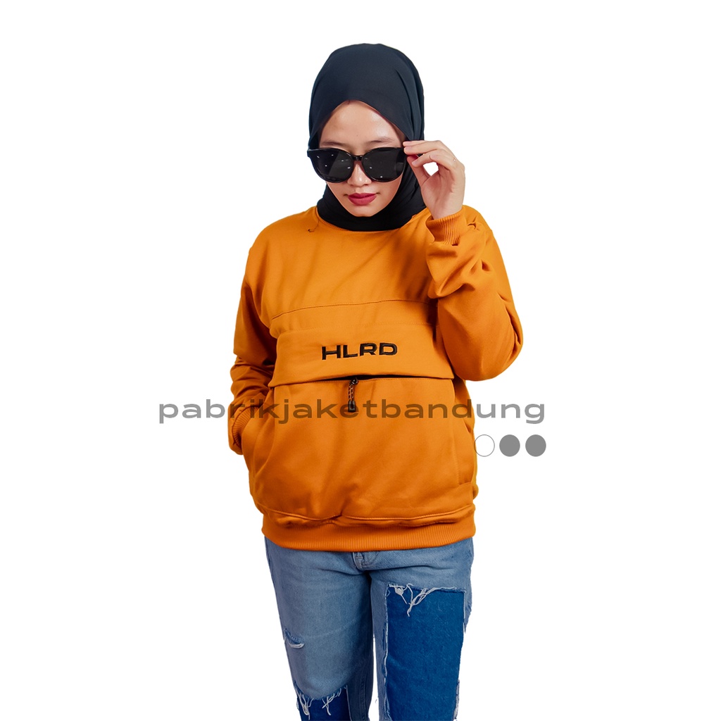 HOLYRIDER Sweatshirt Kagoule Mustard