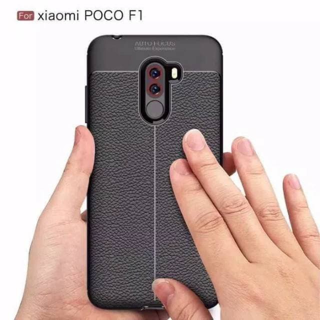 POCOPHONE F1/F2/F2 PRO/X2/X2 PRO CASE SOFTCASE AUTO FOKUS LEATHER KULIT JERUK