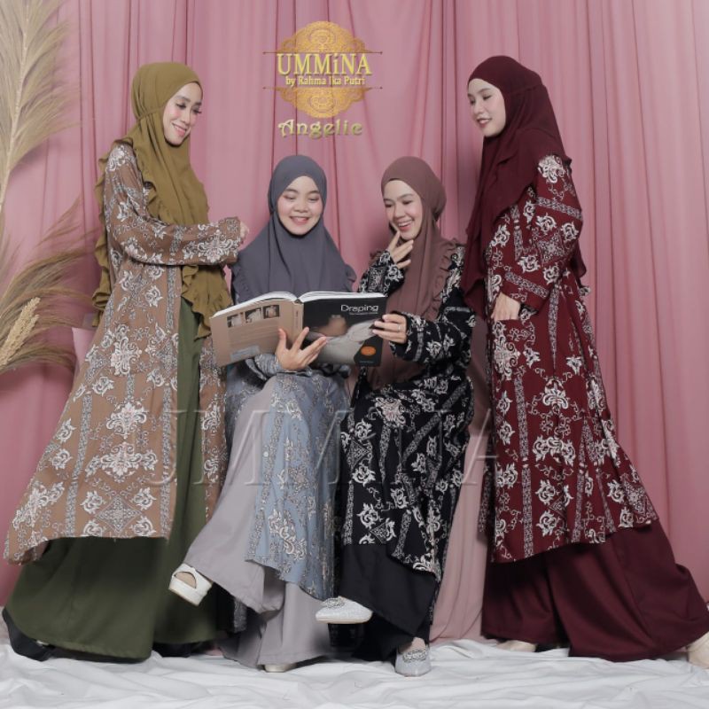 SALE LASTSTOK Angelie set kulot by Ummina