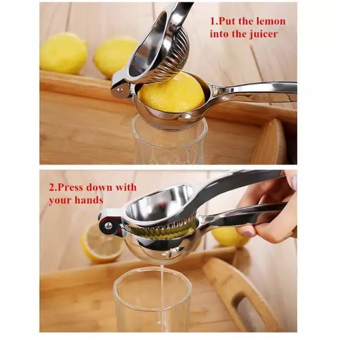 ALAT PERAS JERUK LEMON SQUEEZER STAINLESS STEEL