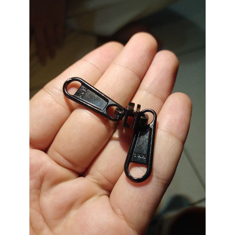 Kepala Resleting YKK Double 2 tarikan bolak balik Zipper YKK no 5 kepala resleting tenda camping