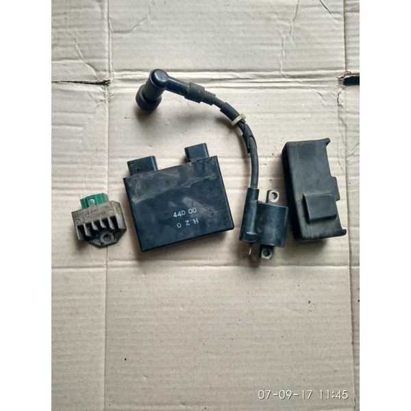 CDI ECU KIPROK REGULATOR KOIL PENGAPIAN LENGKAP YAMAHA XEON KARBU ORIGINAL