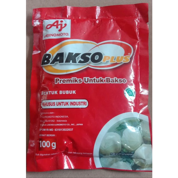 

BAKSO-plus By AJINOMOTO,Premiks Bakso 100g