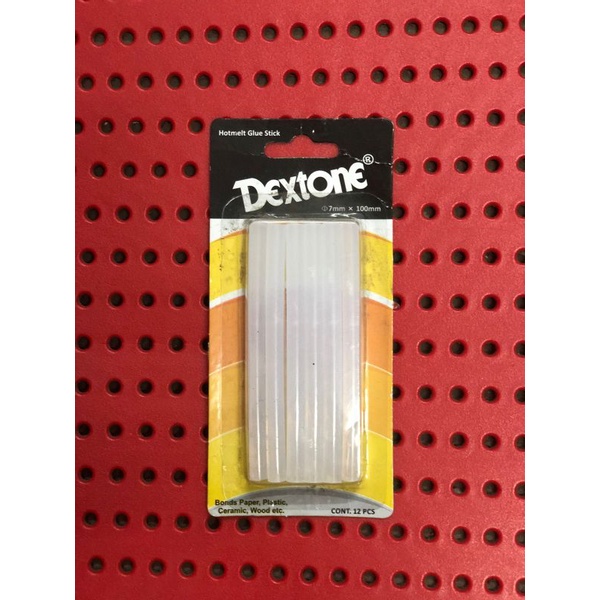 

Refill lem tembak 7mm x 100mm merk Dextone / Hotmelt glue stick 12pcs