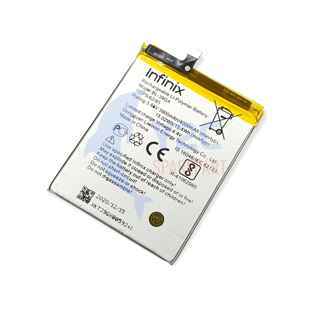 BATERAI ORIGINAL OEM INFINIX BL-39GX / INFINIX HOT 6 / X608 / HOT S3 / X573