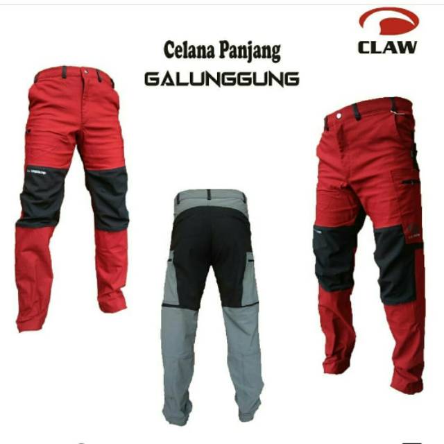 Celana Panjang Outdoor Hiking Claw Galunggung Original Resmi