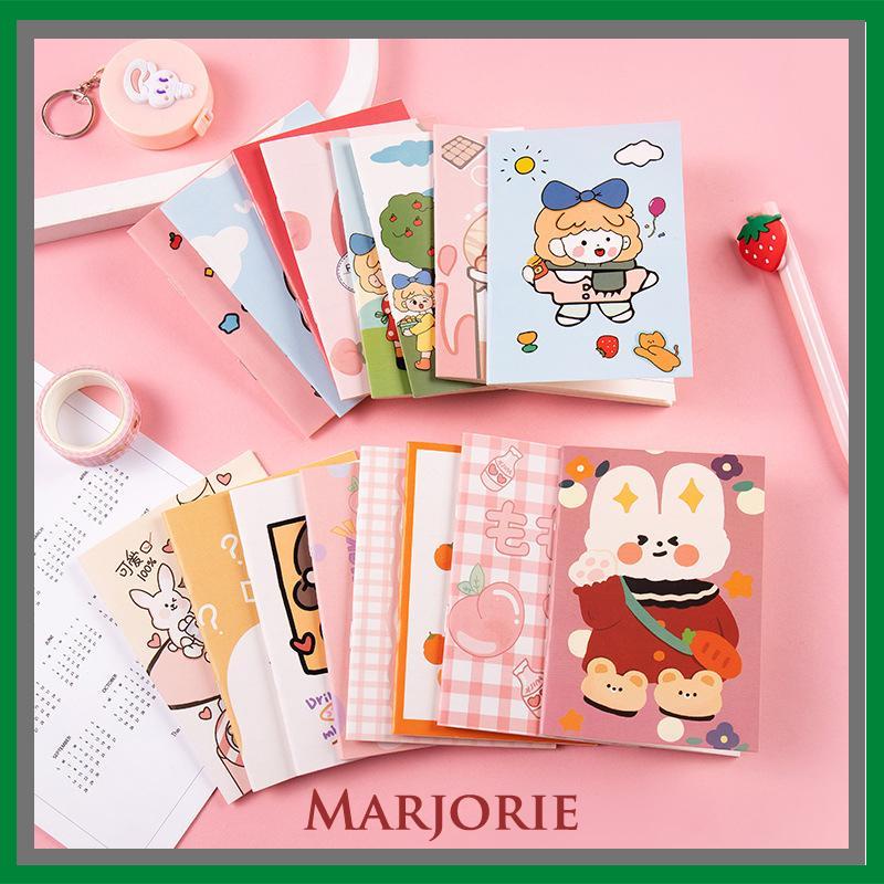 Buku Kecil yang Lucu Perlengkapan Kantor Notepad Alat Tulis Siswa Portable Mini Notebook Notepad-MJD