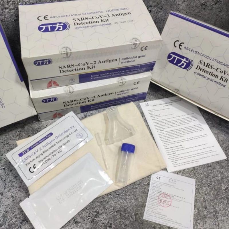 READY antigen STOK ECERAN METODE LIUR. PER 1 SET LENGKAP