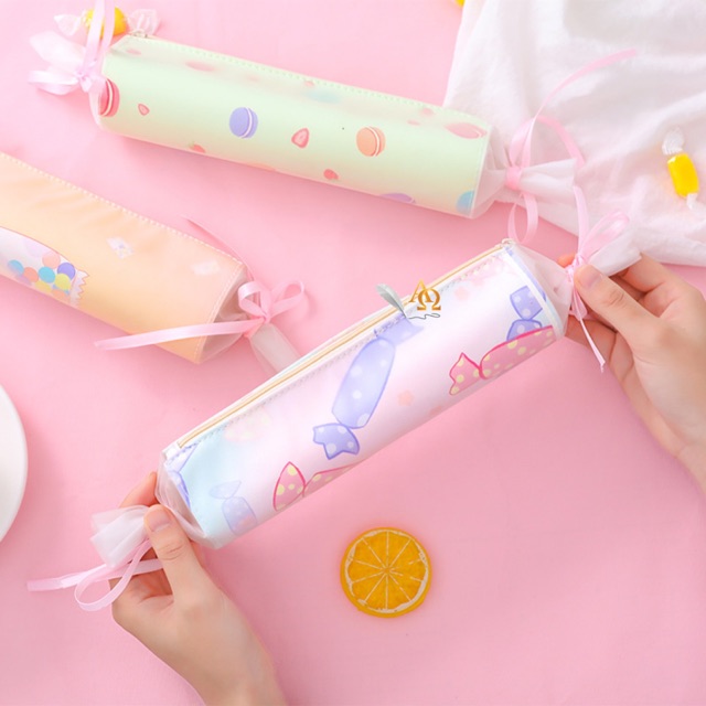 

Tempat Pensil Unik / Pencil Box Motif Candy Cat