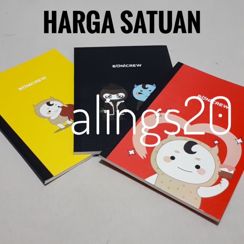 

Bonicrew Ruled Korean Note Book Buku Tulis Catatan Garis Jilid