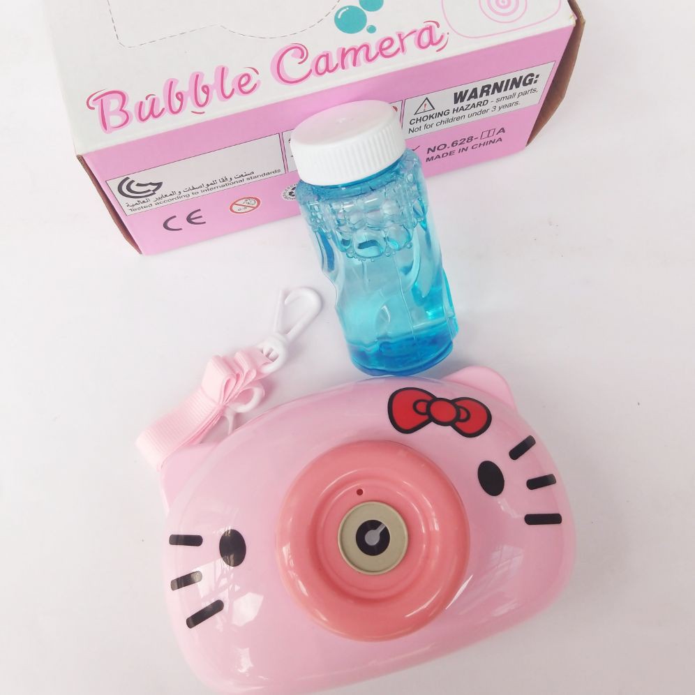 Mainan Anak Bubble Camera Electric + Cairan Bubble / Balon gelembung sabun / Balon Sabun Gelembung Sabun Elektrik Mainan Bubble Gun Camera Karakter Hewan Bentuk Kamera / Mainan Gelembung Sabun Automatic Bubble Gun Model Pig Kamera