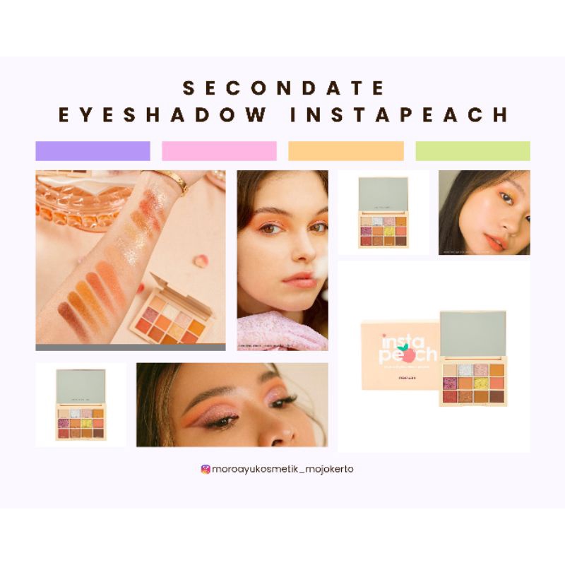 SECONDATE EYESHADOW INSTAPEACH PALETTE